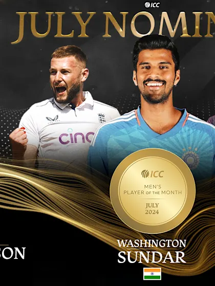 ICC Men’s Player of the Month nominees for July 2024 revealed
