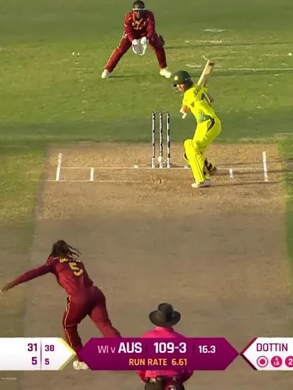 WI v AUS: How the Australian wickets fell