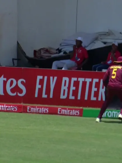 O Peake with a Four vs. West Indies