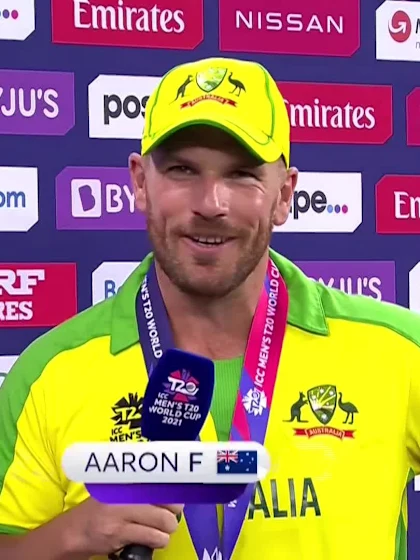 'So proud': Aaron Finch on T20 World Cup win