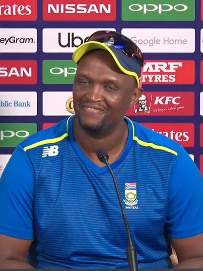 16 November - St Lucia - South Africa coach Hilton Moreeng post-match press conference