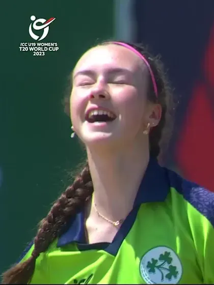 Wicket-Liberty-Heap-Ireland-U19s-Women v England-U19s-Women ICC U19W T20WC 2023