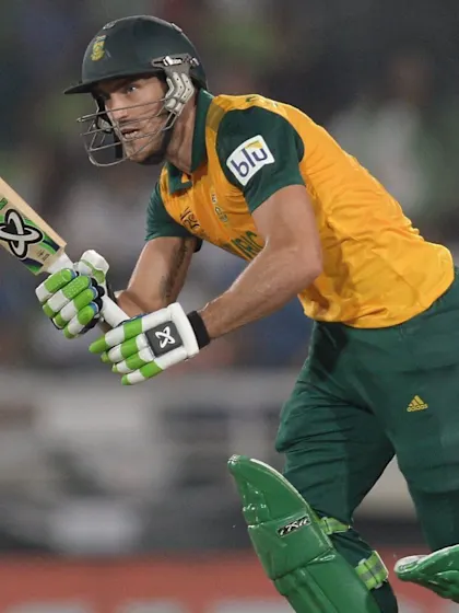 Du Plessis vaults 33 places as de Villiers regains number-one batting spot