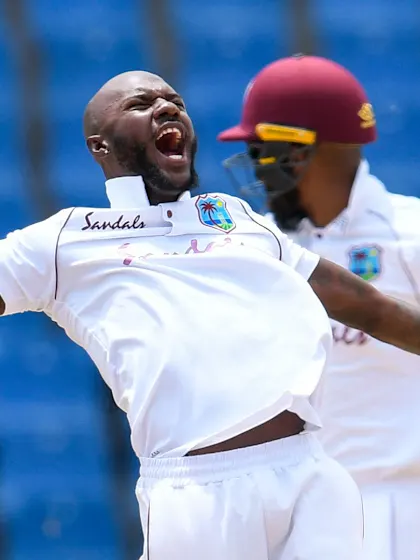 West Indies dominate rain-interrupted day