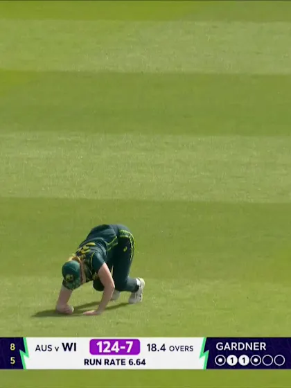 Mandy Mangru - Wicket - West Indies vs Australia