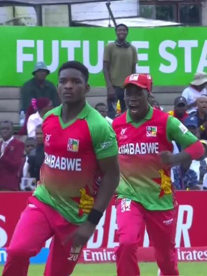 Ali Baloch - Wicket - Zimbabwe vs Pakistan