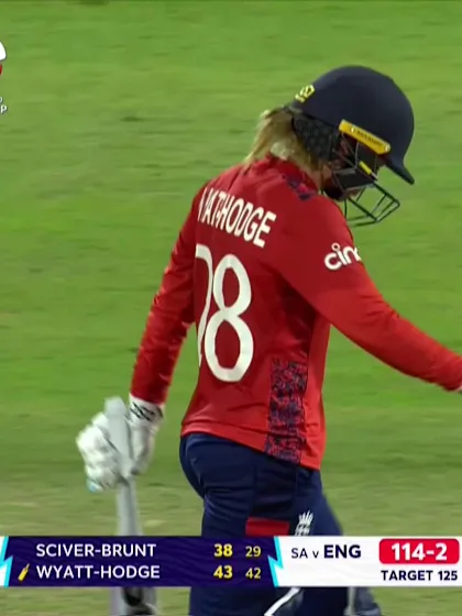 Logo of Danni Wyatt-Hodge - Wicket - England vs South Africa