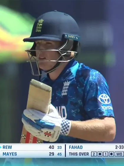 Thomas Rew with a Four vs. Bangladesh