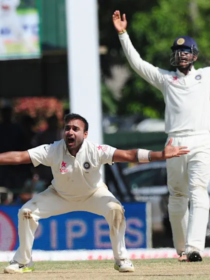 Batsmen build on Mishra's four as India edges ahead