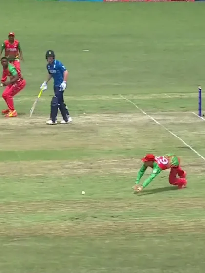 Thomas Rew with a Four vs. Zimbabwe
