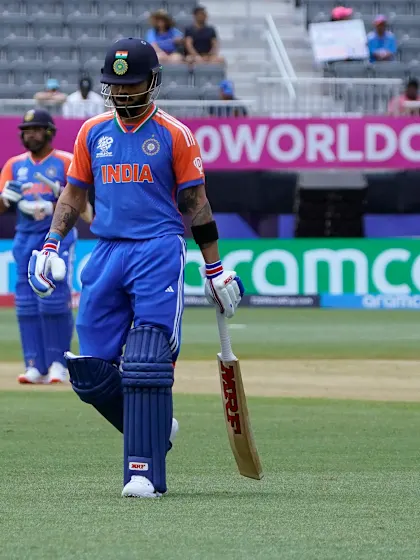 Logo of Virat Kohli holes out | IND v IRE | T20WC 2024