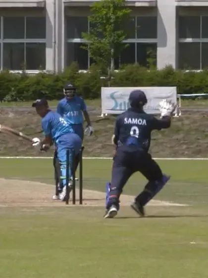 ICC U19 CWC EAP Qualifier: Samoa v Fiji, Lester Evile's 3/3