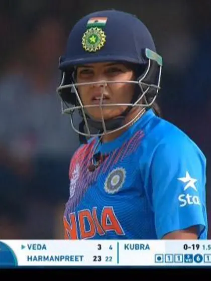 Veda Krishnamurthy Innings for India V Bangladesh Video ICC Womens WT20 2016