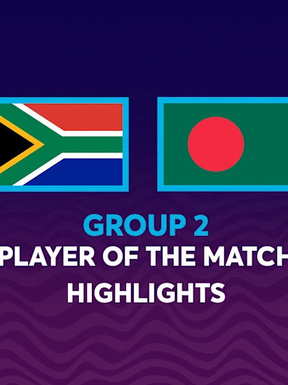 Logo of Devastating display from Rilee Rossouw sets up South Africa victory | POTM Highlights | T20WC 2022