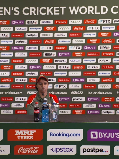 18 March - Tauranga - Bangladesh Captain Nigar Sultana post-match press conference