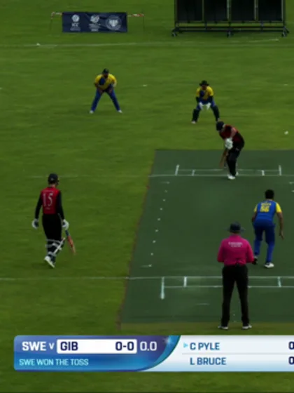 Gibraltar v Sweden | Match Highlights | Men’s T20WC Europe Sub-regional Qualifier B