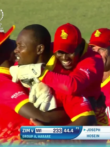 Logo of Alzarri Joseph - Wicket - Zimbabwe vs West Indies