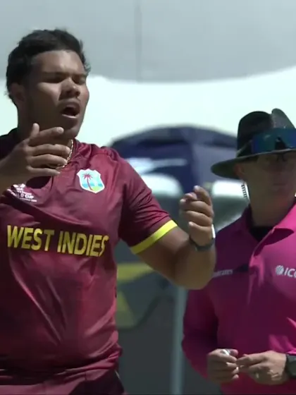 Osman Sadat with a Four vs. West Indies