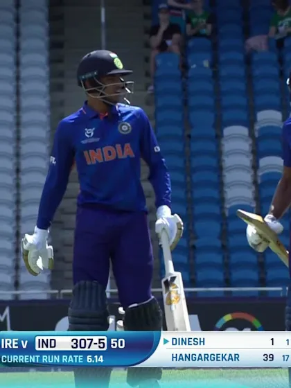 Hangargekar's fiery cameo | IND v IRE | ICC U19 Men’s CWC 2022