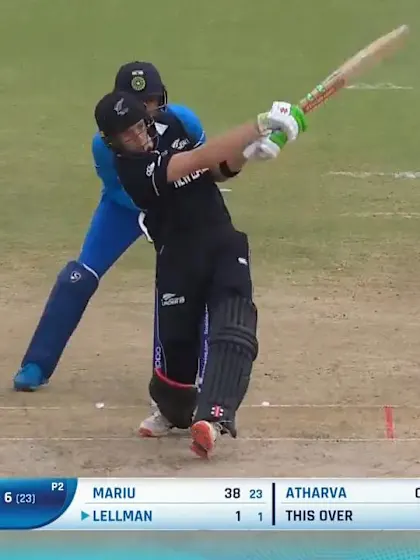 ICC U19 CWC: IND v NZ – Lellman launches it