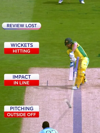 Logo of CWC19 SF: ENG v AUS - Archer dismisses Finch for a golden duck