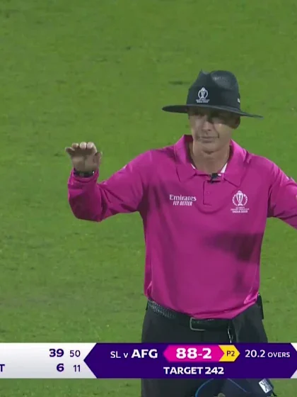 Hashmatullah Shahidi - Six - Afghanistan vs Sri Lanka