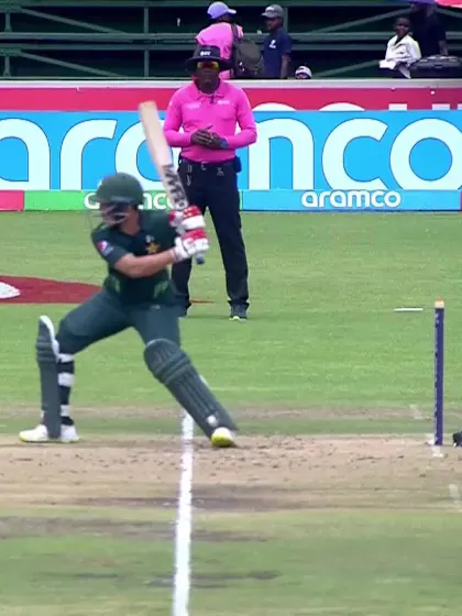 Logo of Azan Awais with a Six vs. Bangladesh