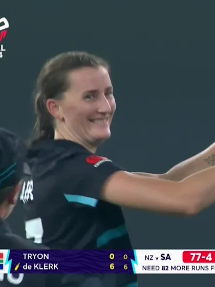 Logo of Nadine Klerk - Wicket - South Africa vs New Zealand