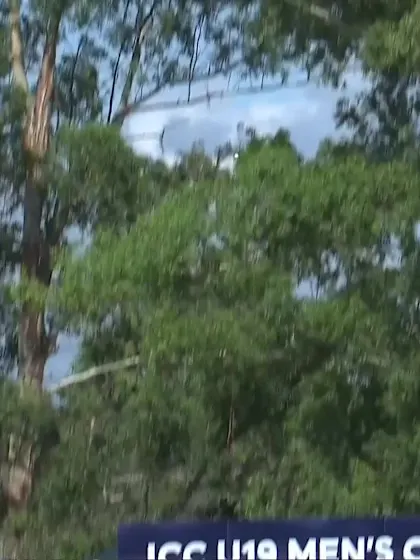 M Chaplin with a Six vs. England