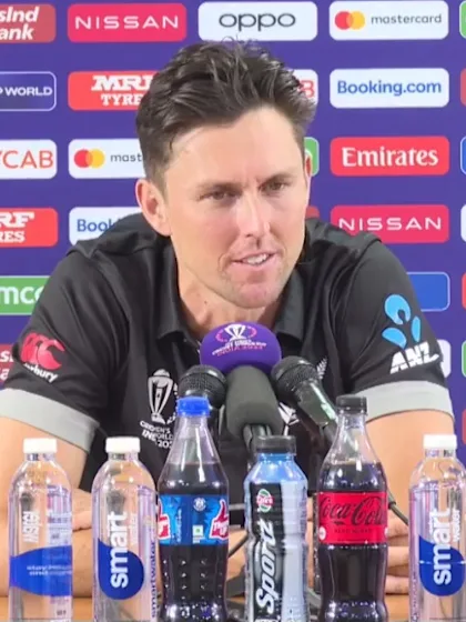 9 November - Bengaluru - New Zealand player Trent Boult post-match press conference