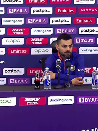 24 October - Dubai - India Captain Virat Kohli post-match press conference