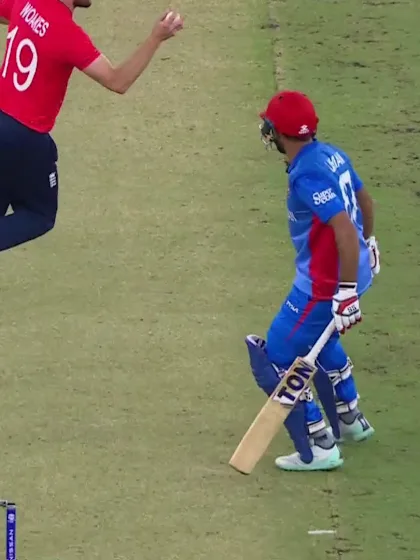 Logo of Wicket - Mujeeb-Ur Rahman - England v Afghanistan ICC T20WC 2022