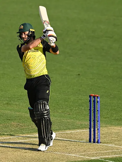 Logo of Wicket - Glenn Maxwell - Australia v India ICC T20WC 2022