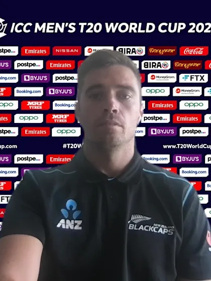 2 November - Dubai - New Zealand player Tim Southee pre-match press conference