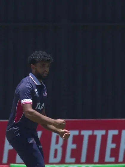 Finlay Jones - Wicket - USA vs Scotland