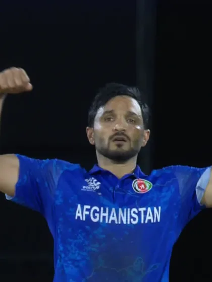 Logo of Rovman Powell - Wicket - West Indies vs Afghanistan