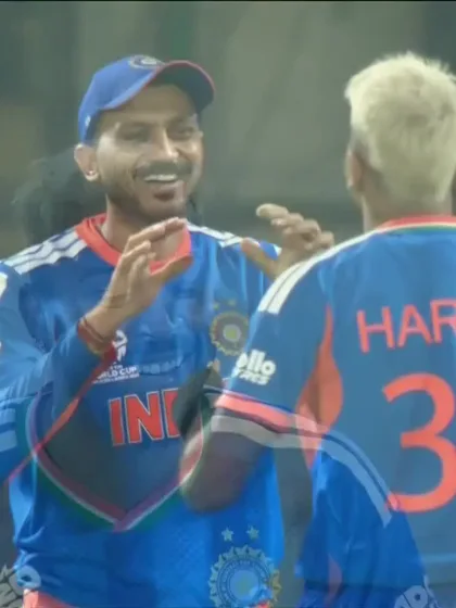 Bernard Scholtz - Wicket - India vs Namibia