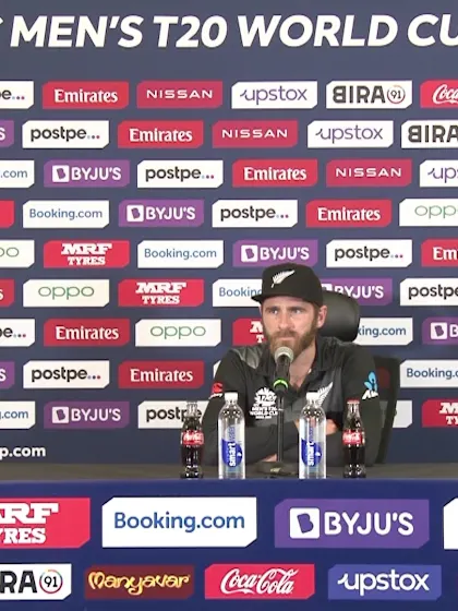 13 November - Dubai - New Zealand Captain Kane Williamson pre-match press conference