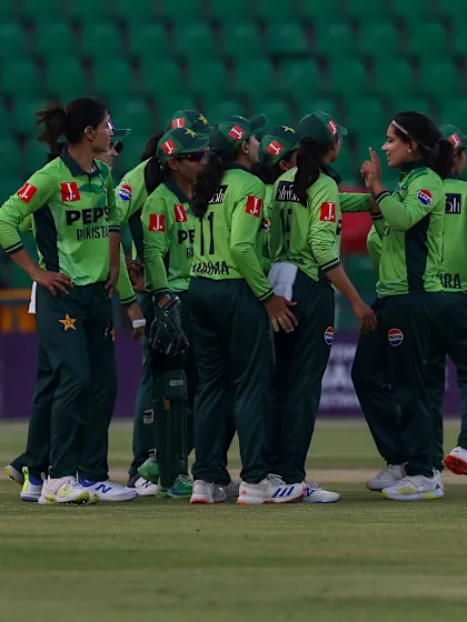 Logo of Fatima Sana removes Hayley Matthews | WCWCQ 2025