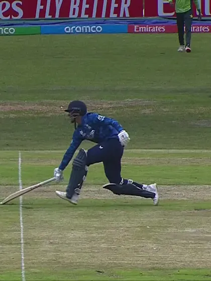 James Minto with a Batting vs. Pakistan