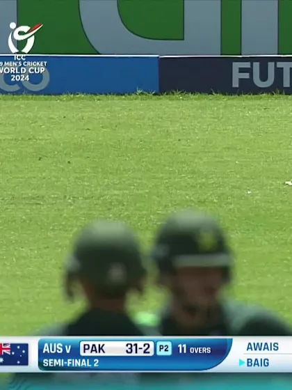 Logo of Azan Awais with a Four vs. Australia