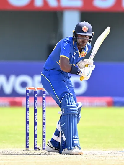 Chamuditha launches it for four | U19 CWC 2026