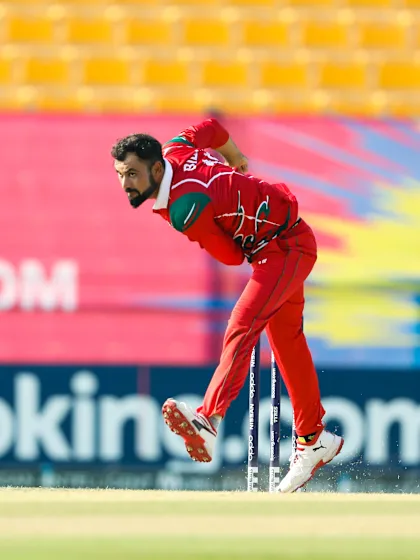 James Anderson providing the inspiration for Oman veteran Bilal Khan