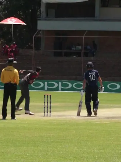 Matthew Cross hits a 114 to help Scotland to 322 against UAE