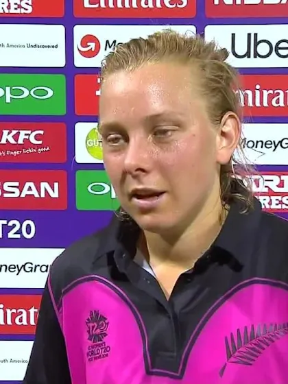 AUS v NZ: Leigh Kasperek innings break interview