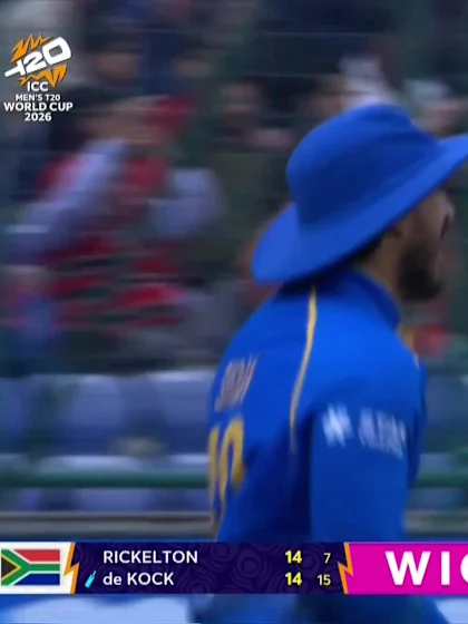 Quinton de Kock - Wicket - South Africa vs United Arab Emirates