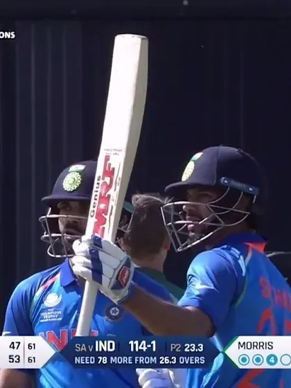 #CT17 Ind v SA: Shikhar Dhawan innings