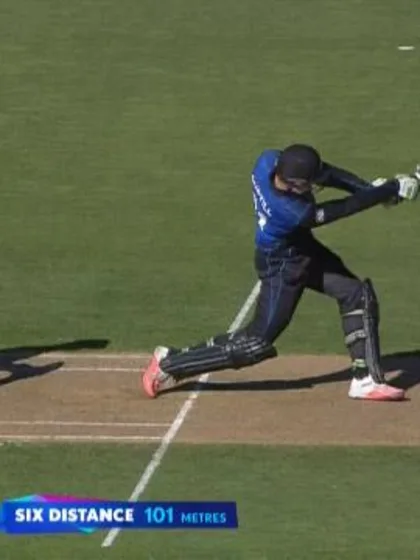 Martin Guptill Smashes 101 Metre Six!
