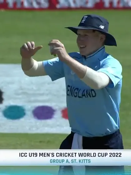 James Rew’s splendid catch | BAN v ENG | ICC U19 Men’s CWC 2022