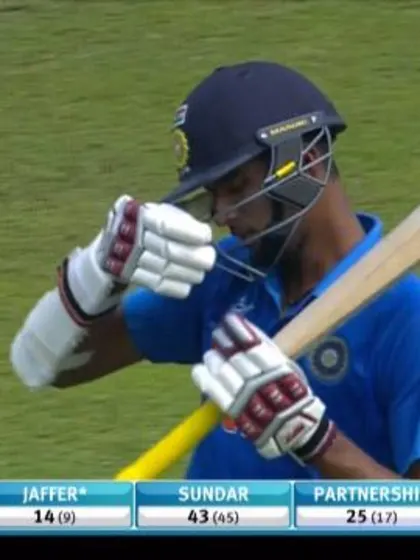 Sundar Wicket – IND v SL